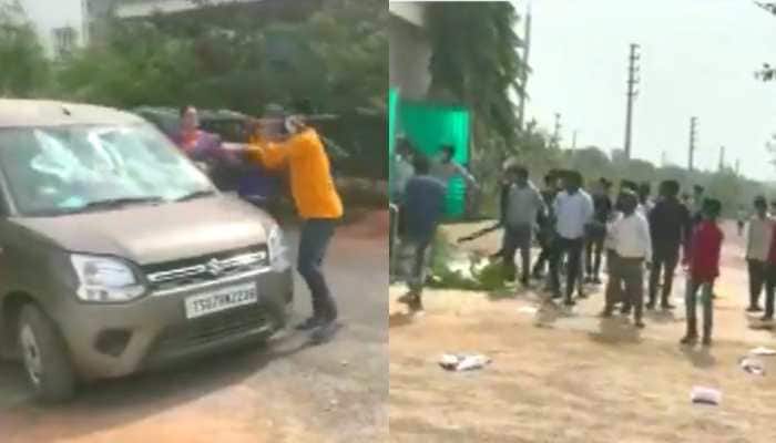 Caught on camera: 100 youth kidnap 24-year-old woman from her house in Telangana&#039;s Ranga Reddy 