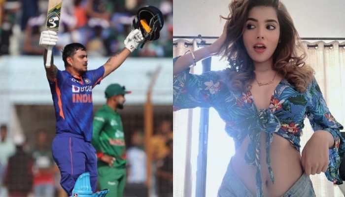 Ishan Kishan&#039;s girlfriend Aditi Hundia reacts to boyfriend&#039;s double century vs Bangladesh in 3rd ODI - Check