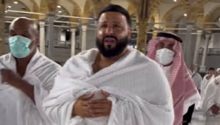 DJ Khaled gets teary-eyed at Mecca- WATCH