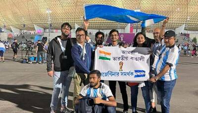 Indian Lionel Messi fans show support to Argentina at FIFA World Cup 2022 Qatar, see pic