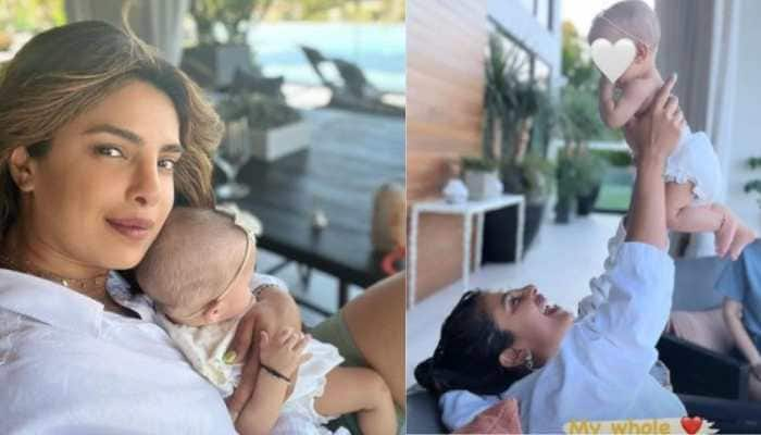 Heroine Priyanka Chopra Ke Chodie Video - Priyanka Chopra steps out for lunch with daughter Malti Marie, reveals what  she loves the most! | People News | Zee News