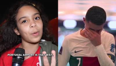 'Airport is that way', Morocco fans MOCK 'crying' Cristiano Ronaldo after Portugal knocked out - WATCH