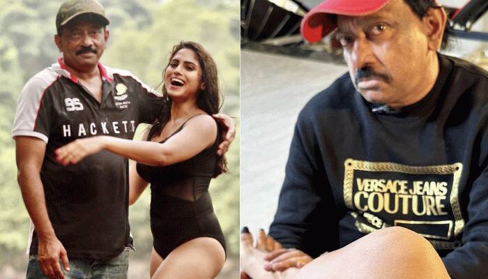 Ram Gopal Varma reacts to licking, kissing Ashu Reddy&#039;s feet in viral video, drops new pic with Naina Ganguly 