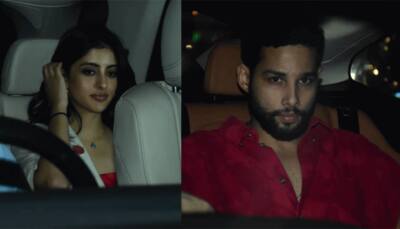 Hot Scoop: Navya Naveli, rumoured boyfriend Siddhant Chaturvedi spotted in actor's car after birthday bash