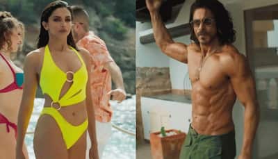 Deepika Padukones's hottest bikini looks, Shah Rukh Khan's killer abs, man bun from Pathaan's Besharam Rang raise mercury