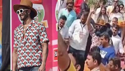 WATCH: Ranveer Singh carries child to protect him from crowd, fans are awestruck!