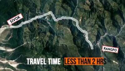 India Railways: Evacuation tunnel bored on Sivok-Rangpo train route, project to finish by late 2023