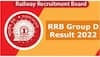 rrb result 2022