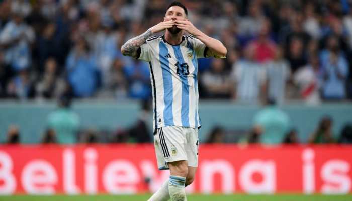 Argentina superstar Lionel Messi set at least 4 news World records as he powered his side into the FIFA World Cup 2022 Final with 3-0 win over Croatia. Messi became Argentina's highest goal-scorer in World Cup with 11 goals, surpassing Gabriel Batistuta's tally. (Source: Twitter) 