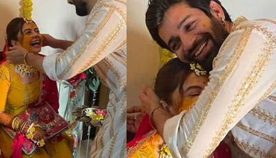Bigg Boss star and TV actress Devoleena Bhattacharjee marrying her co-star Vishal Singh, see viral Haldi pics!