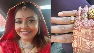 TV actress Devoleena Bhattacharjee shares PICS in bridal look with ‘kaleera’, ‘sindoor’; fans wonder who’s the mystery man! 