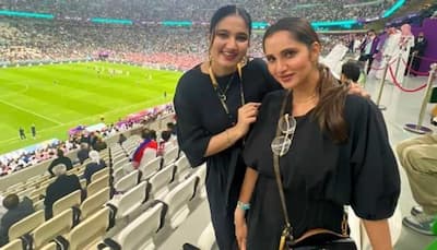 Amid DIVORCE rumours, Sania Mirza attends FIFA World Cup 2022 match without husband Shoaib Malik, WATCH