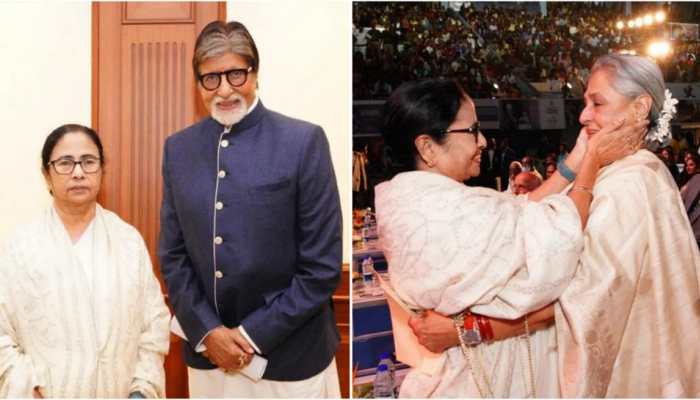 &#039;Bharat Ratna Amitabhji&#039;: Mamata Banerjee raises slogan for Big B at Kolkata Film Festival- WATCH