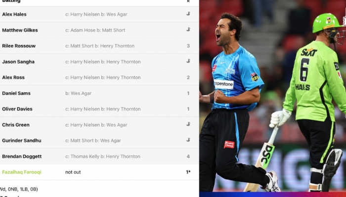 SHOCKING Sydney Thunder record LOWEST SCORE EVER in T20s get