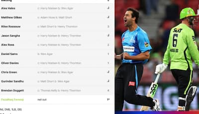 SHOCKING: Sydney Thunder record LOWEST SCORE EVER in T20s, get bowled out for 15 vs Adelaide Strikers in BBL 