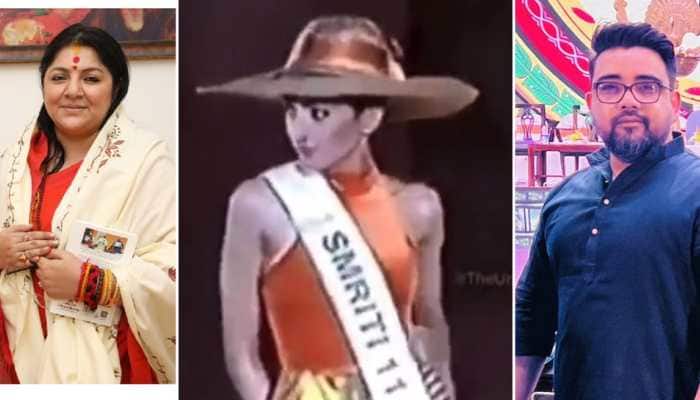 Besharam song controversy: TMC, BJP spar over Smriti Irani&#039;s old Miss India video