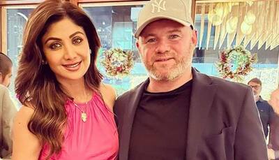 Ahead of FIFA World Cup Finals 2022, Shilpa Shetty meets the legend Wayne Rooney at a Mumbai restaurant, pic goes viral!