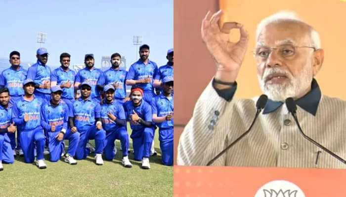 PM Narendra Modi reacts as India win Blind T20 World Cup for 3rd consecutive time - Check