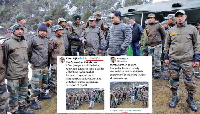 India-China Border Row: Congress slams Kiren Rijiju for sharing old PHOTO to claim Yangtse area of Tawang is SAFE