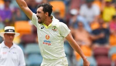 WATCH: Mitchell Starc picks his 300th wicket with a CLEAN BOWLED dismissal in AUS vs SA 1st Test 