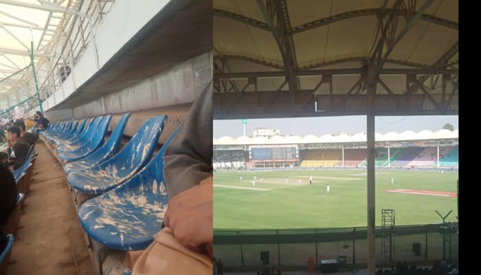 PAK vs ENG 3rd Test: Ramiz Raja's PCB slammed for WORST FACILITY, DIRTY SEATS at Karachi stadium, fans share PROOF