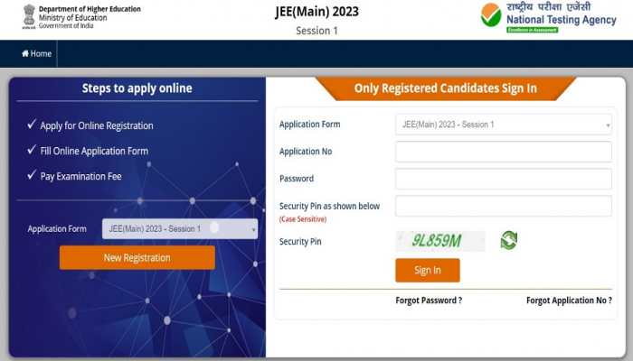 NTA JEE Main 2023 Session 1 registration underway at jeemain.nta.nic.in check exam dates, timing, paper pattern, syllabus and more here