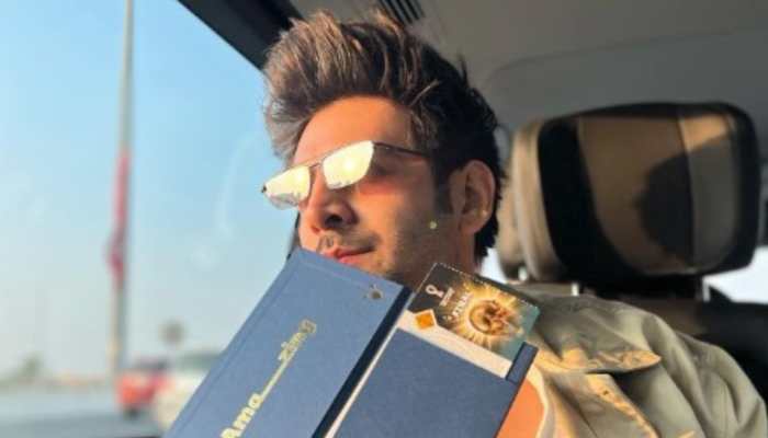 Kartik Aaryan shares PICS as he enjoys FIFA World Cup Final in Qatar 