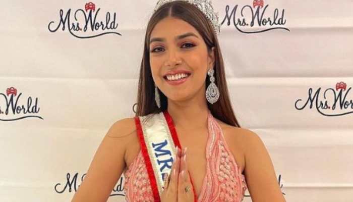 Sargam Koushal wins Mrs World 2022, brings crown home after 21 years