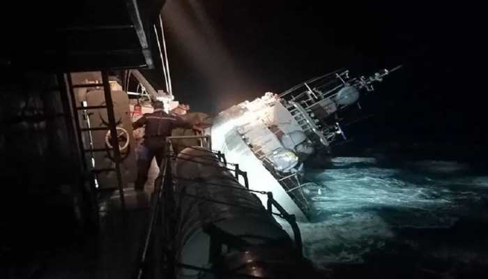 Thai Navy ship sinks in Gulf of Thailand, leaves over 100 sailors stranded