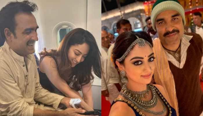 'Managed to get some words of wisdom...', says actress Sandeepa Dhar on reuniting with 'Kaagaz' co-star Pankaj Tripathi