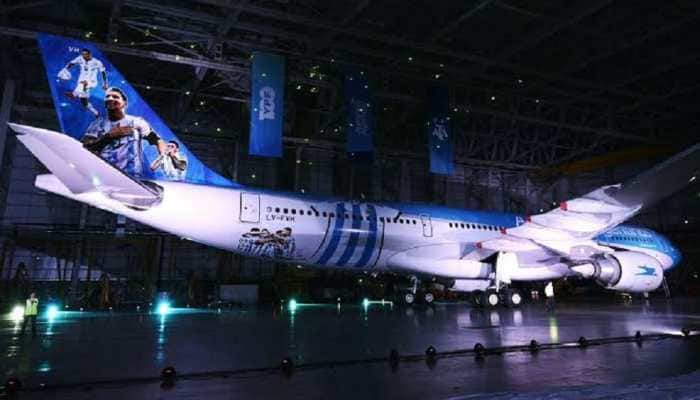 Meet the SPECIAL plane carrying football champion Lionel Messi and Argentina&#039;s FIFA World Cup Trophy
