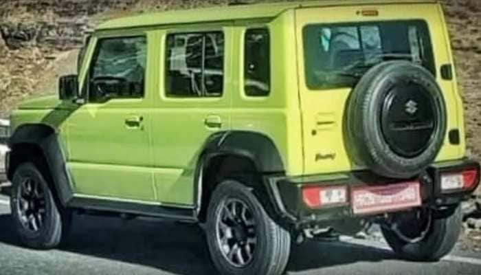 Maruti Suzuki Jimny 5-door SUV caught testing ahead of Auto Expo 2023 debut