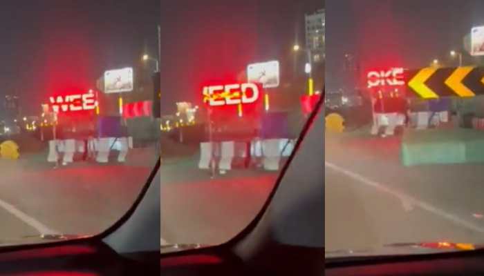WATCH: &#039;Smoke weed everyday&#039; displays on LED road sign in Mumbai, netizens react