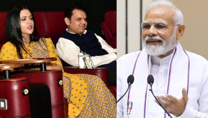 Devendra Fadnavis&#039; wife calls PM Modi &#039;father&#039; of New India; Mahatma Gandhi&#039;s great-grandson reacts