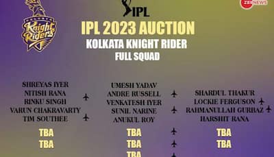 Kolkata Knight Riders (KKR) Full Players List in IPL 2023 Auction: Base Price, Age, Country, IPL History