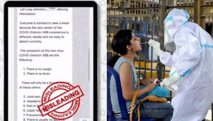 Fact check: WhatsApp message on Covid&#039;s XBB variant is &#039;fake &amp; misleading&#039;, says Health Ministry