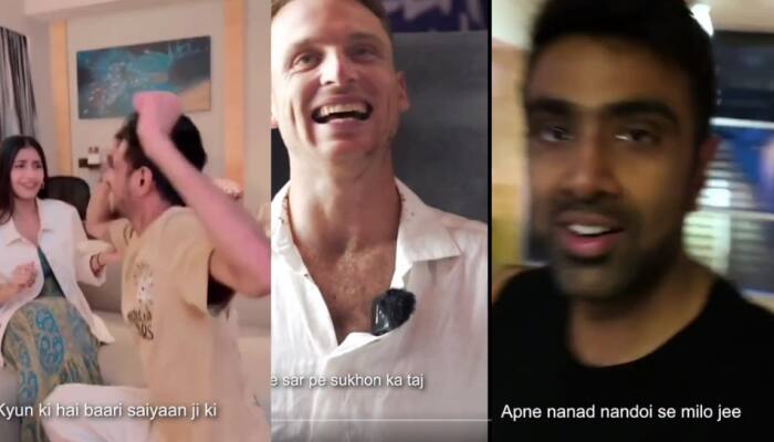 Jos Buttler is &#039;Sasurji&#039;, R Ashwin &#039;brother-in-law&#039; in Rajasthan Royals&#039; wedding anniversary wish for Yuzvendra Chahal and Dhanashree Verma - WATCH