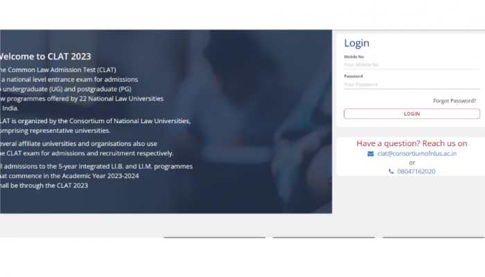 CLAT 2023 Results for UG, PG courses DECLARED at consortiumofnlus.ac.in- Direct link here