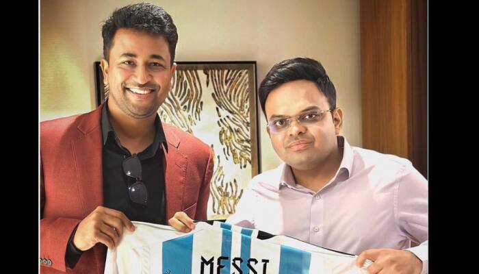 Lionel Messi sends his signed World Cup jersey to Jay Shah, BCCI general secretary poses with UNEXPECTED prized possession