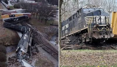 High-speed train crashes into truck carrying 60-foot long concrete beam, VIDEO shows catastrophic destruction