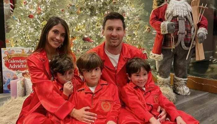 Merry Christmas 2022: Lionel Messi&#039;s wife Antonela Roccuzzo shares adorable family pic with kids, check here