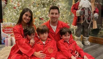 Merry Christmas 2022: Lionel Messi's wife Antonela Roccuzzo shares adorable family pic with kids, check here