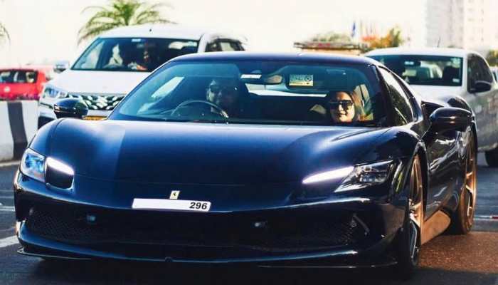 Madhuri Dixit, husband spotted in a Rs 6 Crore Ferrari 296 GTB; bought the supercar?