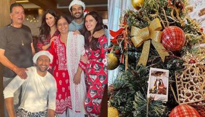 Vicky Kaushal-Katrina Kaif look super cute in Santa hats as they celebrate Christmas with family- PICS 