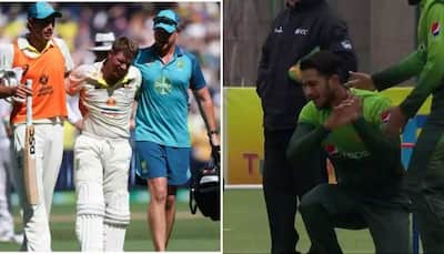 Watch: David Warner Does A Hasan Ali - Gets injured while celebrating double century vs South Africa