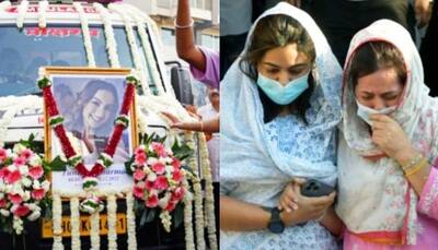 Tunisha Sharma last rites: Sheezan's sister breaks into tears at actress' funeral