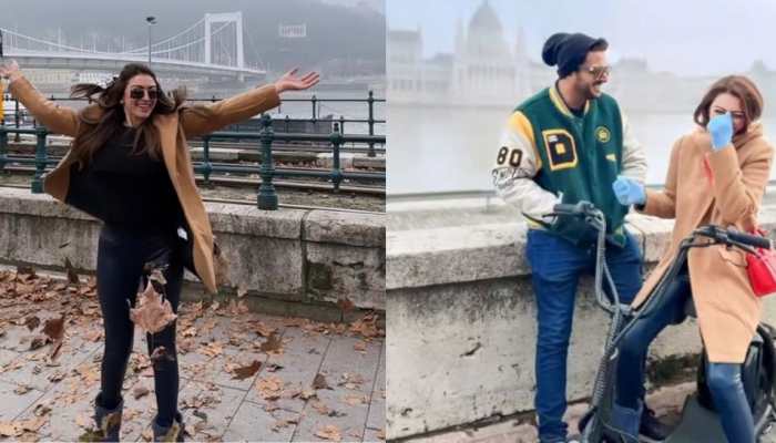 Hansika Motwani&#039;s loved-up PICS with hubby Sohael Kathuria from their Europe honeymoon cannot be missed!