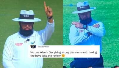 PAK vs NZ 1st Test: Pakistani fans ANGRY at umpire Aleem Dar for making wrong decisions, ask him to retire - WATCH