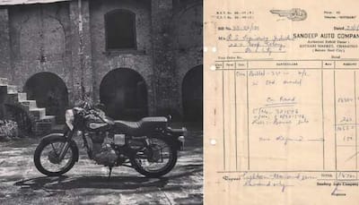 Royal Enfield Bullet 350 was once priced at Rs 18,700 ONLY; old bill from THIS year goes VIRAL