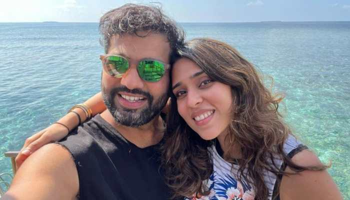 Rohit Sharma shares romantic pic with wife Ritika Sajdeh from Maldives, check here